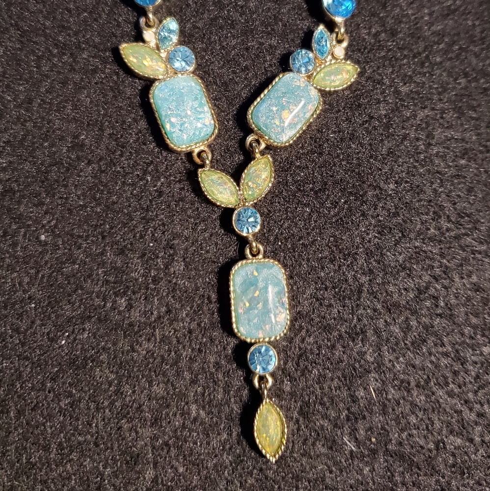 Beautiful blue necklace